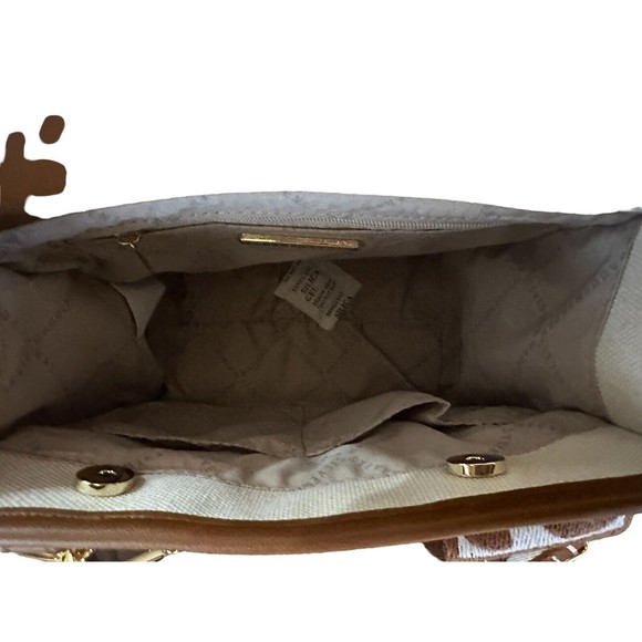 Steve Madden BWEBBER Satchel Crossbody Bag With AirPod Case Brown Tan Tik Tok - Picture 14 of 16